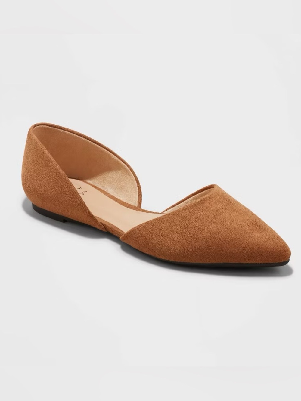 Julie Ballet Flats with Memory Foam Insole - A New Day Cognac